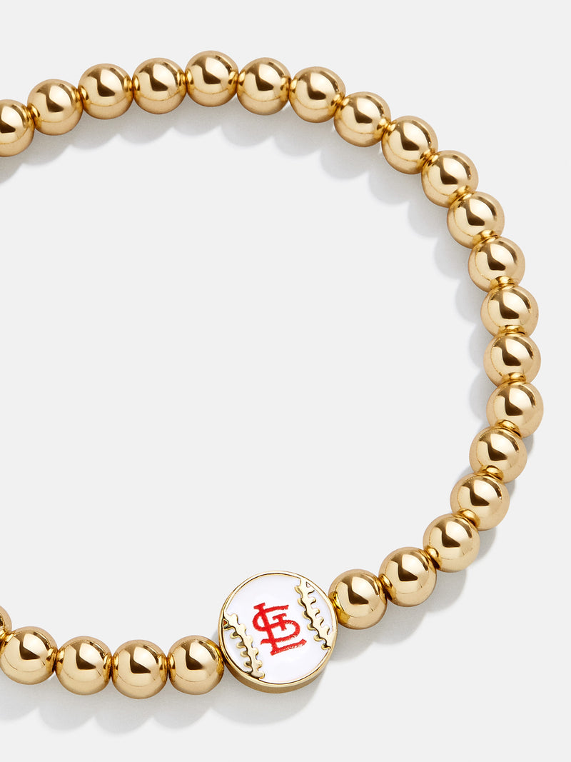 BaubleBar MLB Gold Pisa Bracelet - St. Louis Cardinals - Cyber Monday Ends Tonight: Enjoy 30% Off​
