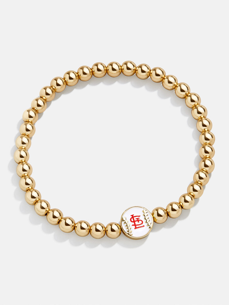 BaubleBar MLB Gold Pisa Bracelet - St. Louis Cardinals - Cyber Monday Ends Tonight: Enjoy 30% Off​