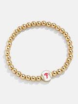BaubleBar MLB Gold Pisa Bracelet - Philadelphia Phillies - 
    MLB beaded stretch bracelet
  
