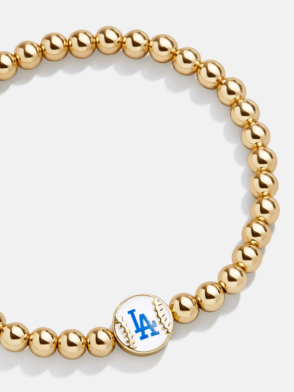 MLB Gold Pisa Bracelet - Los Angeles Dodgers