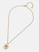 BaubleBar MLB Gold Baseball Charm Necklace - New York Mets - Get Gifting: Enjoy 20% Off​