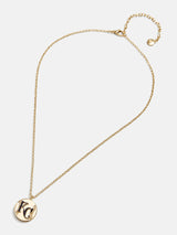 BaubleBar MLB Gold Baseball Charm Necklace - Kansas City Royals - MLB pendant necklace