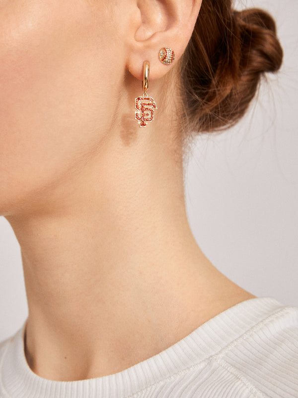 San Francisco Giants Cap Earrings – Pierced – Final Touch Gifts