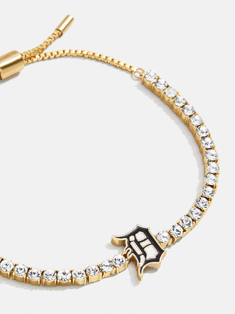 BaubleBar MLB Gold Tennis Bracelet - Detroit Tigers - Get Gifting: Enjoy 20% Off​