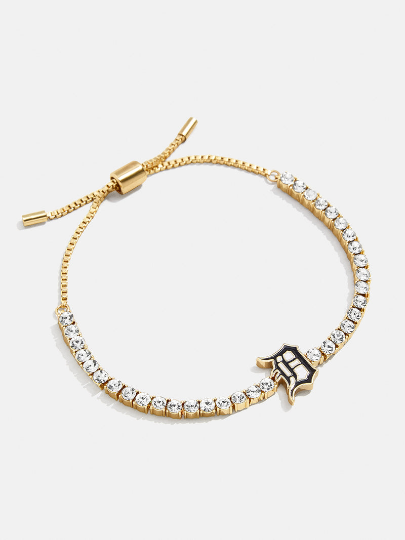 BaubleBar MLB Gold Tennis Bracelet - Detroit Tigers - Get Gifting: Enjoy 20% Off​
