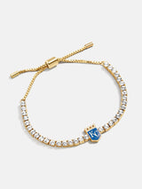 BaubleBar MLB Gold Tennis Bracelet - Kansas City Royals - 
    MLB pull-tie bracelet
  
