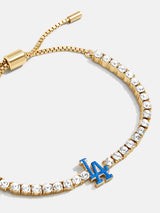 BaubleBar MLB Gold Tennis Bracelet - Los Angeles Dodgers - Cyber Monday Ends Tonight: Enjoy 30% Off​
