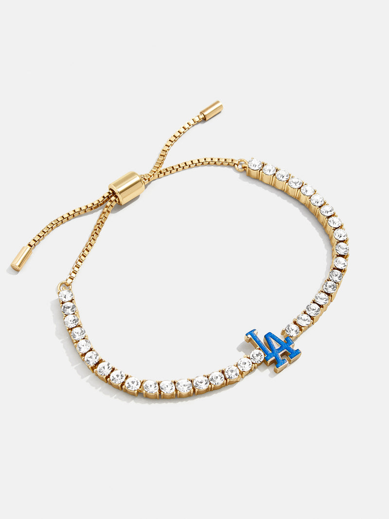 BaubleBar MLB Gold Tennis Bracelet - Los Angeles Dodgers - Cyber Monday Ends Tonight: Enjoy 30% Off​
