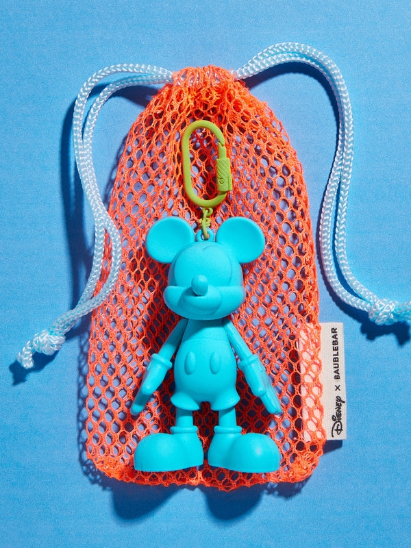 Sport Edition Mickey Mouse disney Bag Charm - Cyan
