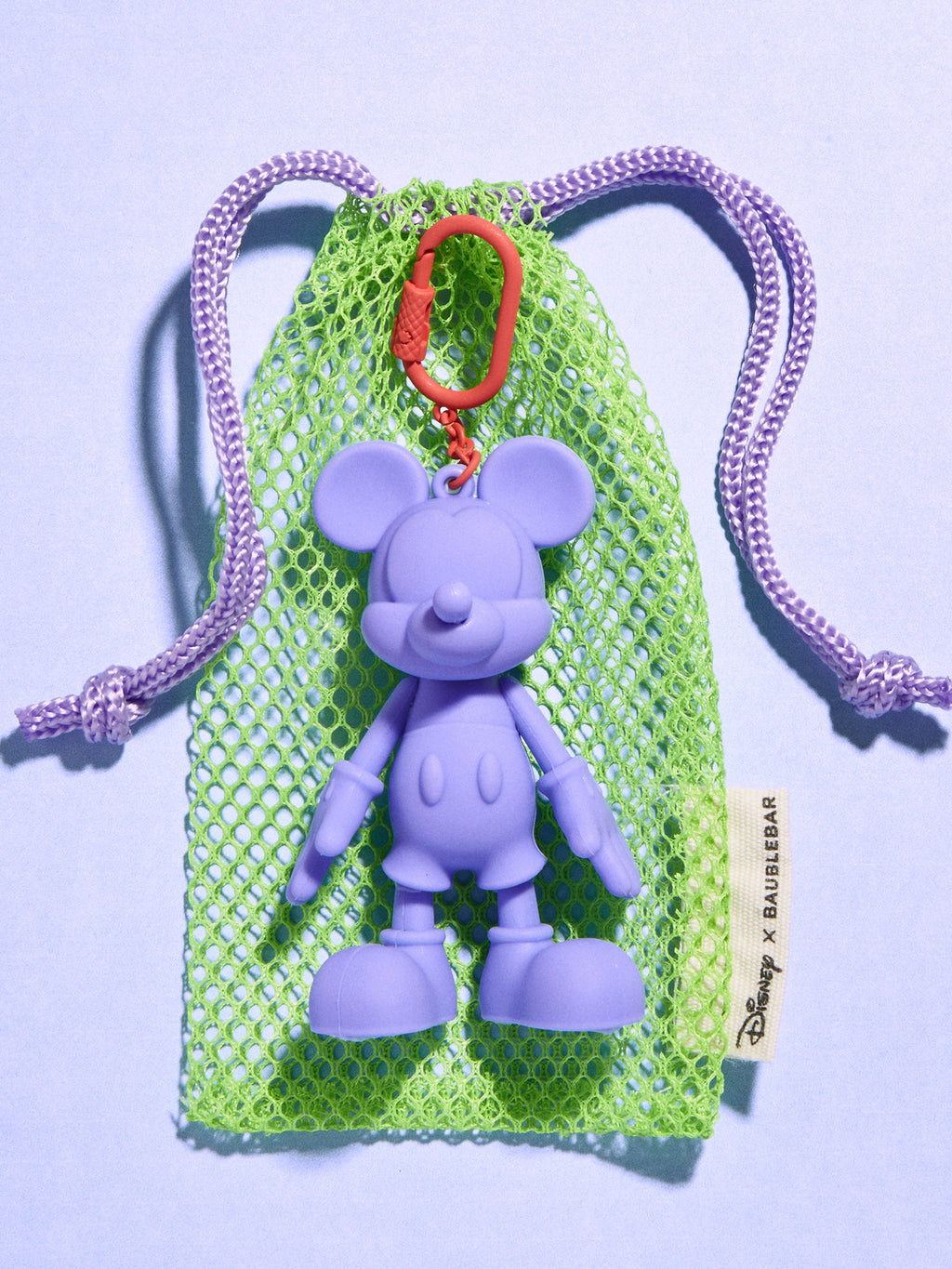 BAUBLEBAR Disney Mickey Mouse Mosaic Denim Bag Charm 