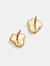 BaubleBar Minnie Mouse Disney Silhouette 18K Gold Plated Sterling Silver Earrings - Disney stud earrings
