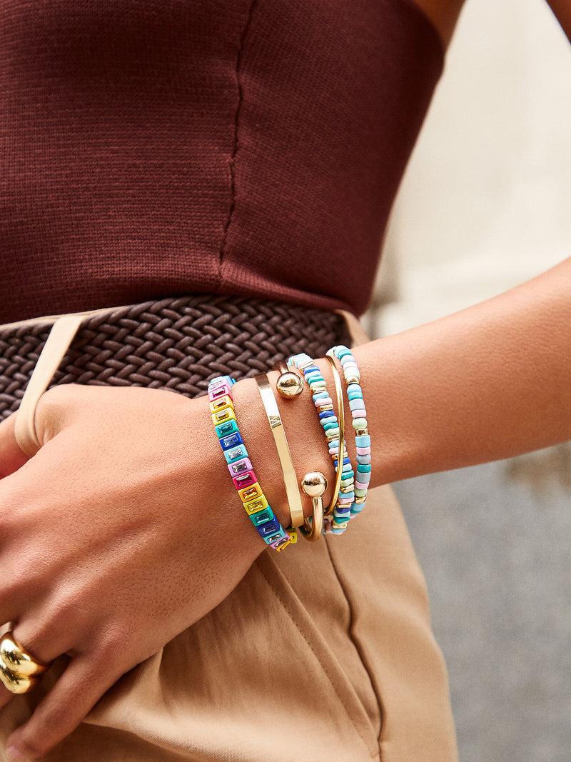 The Princess Kate Chunky Crystal Encrusted Chain Bracelet