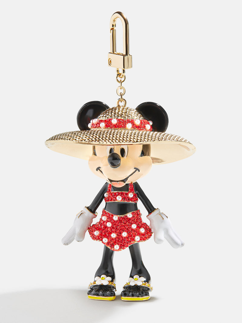 BaubleBar Minnie Mouse Disney Bag Charm - Minnie Mouse On Vacation - Disney keychain