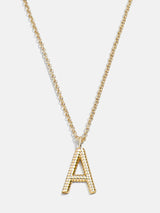 BaubleBar A - Custom initial necklace