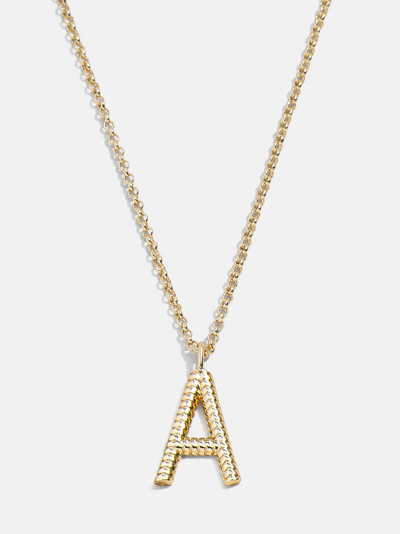 BaubleBar A - Custom initial necklace