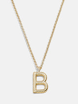 BaubleBar B - Custom initial necklace