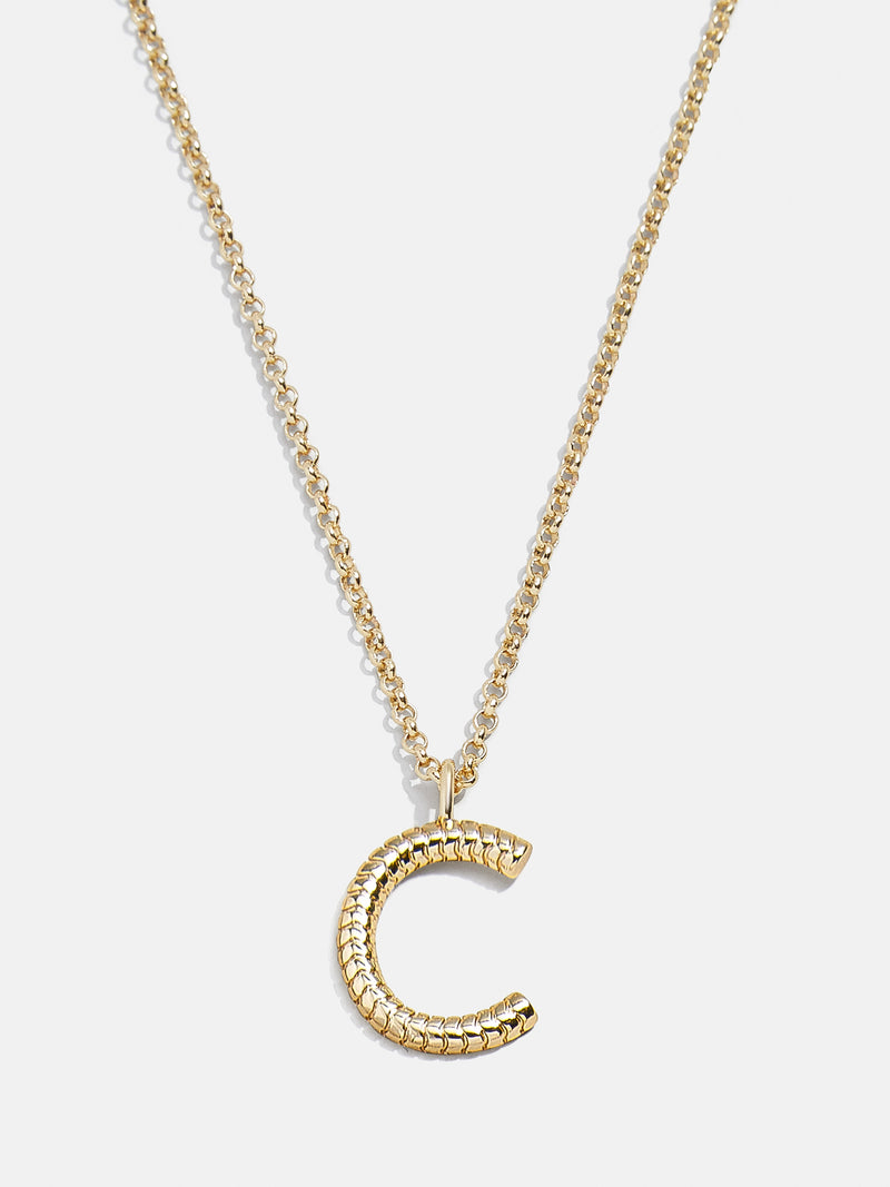 BaubleBar C - Custom initial necklace