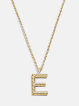 BaubleBar E - 
    Custom initial necklace
  
