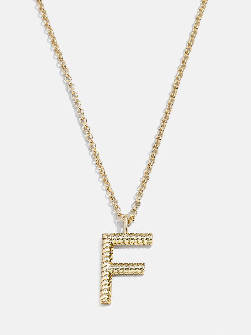 BaubleBar F - Custom initial necklace