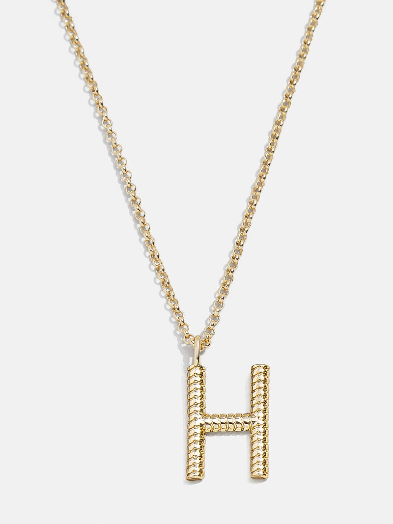 BaubleBar H - Custom initial necklace