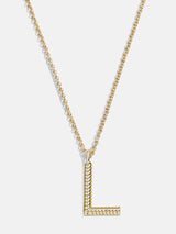 BaubleBar L - Custom initial necklace