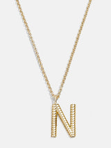 BaubleBar N - Custom initial necklace