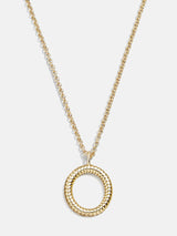 BaubleBar O - Custom initial necklace