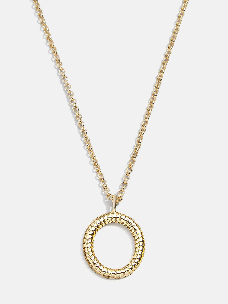 BaubleBar O - Custom initial necklace