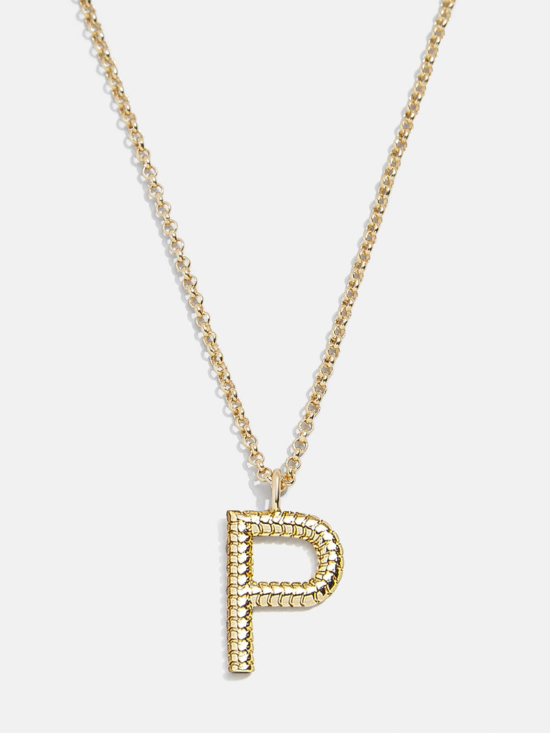 BaubleBar P - Custom initial necklace