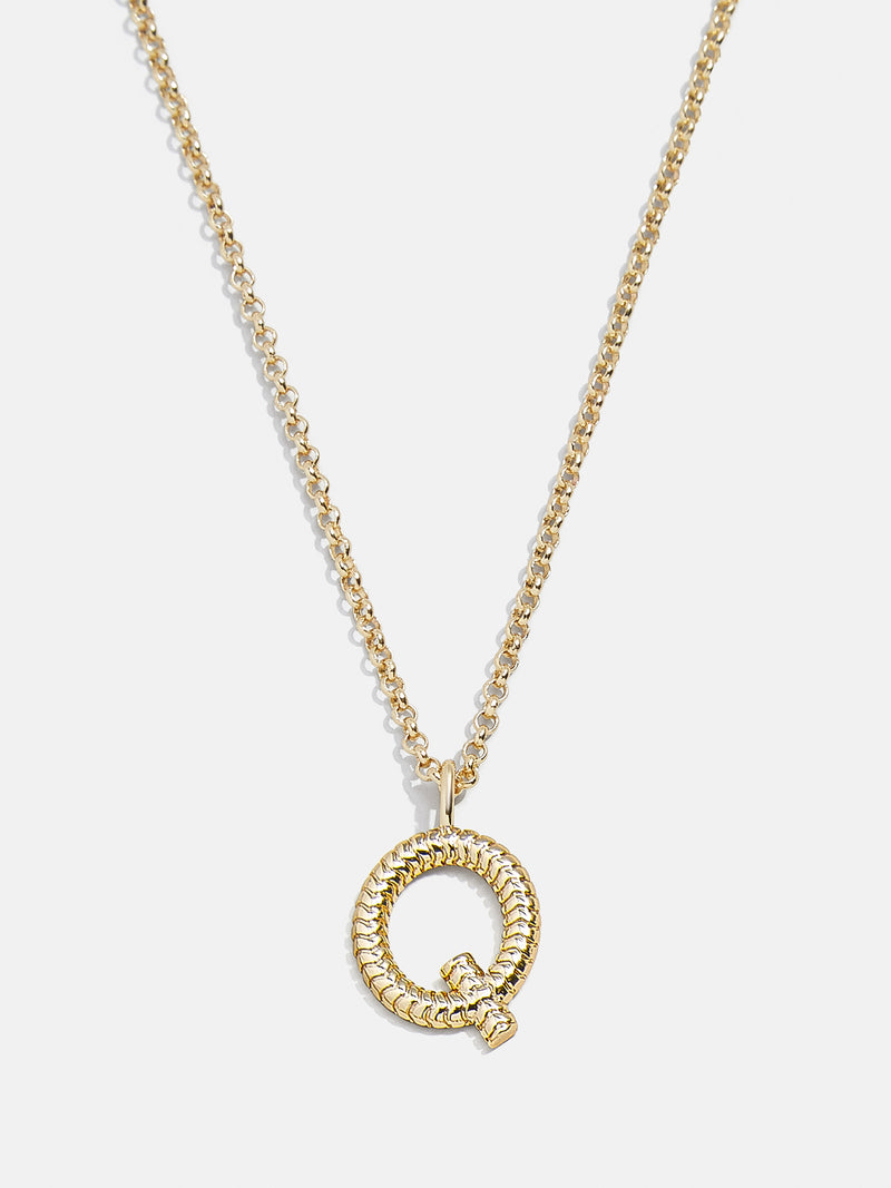 BaubleBar Q - Custom initial necklace