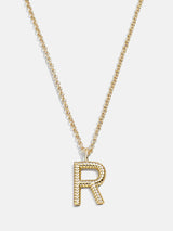 BaubleBar R - Custom initial necklace