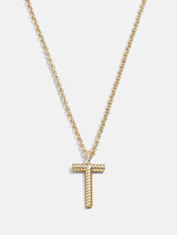 BaubleBar T - Custom initial necklace