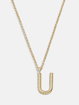 BaubleBar U - Custom initial necklace