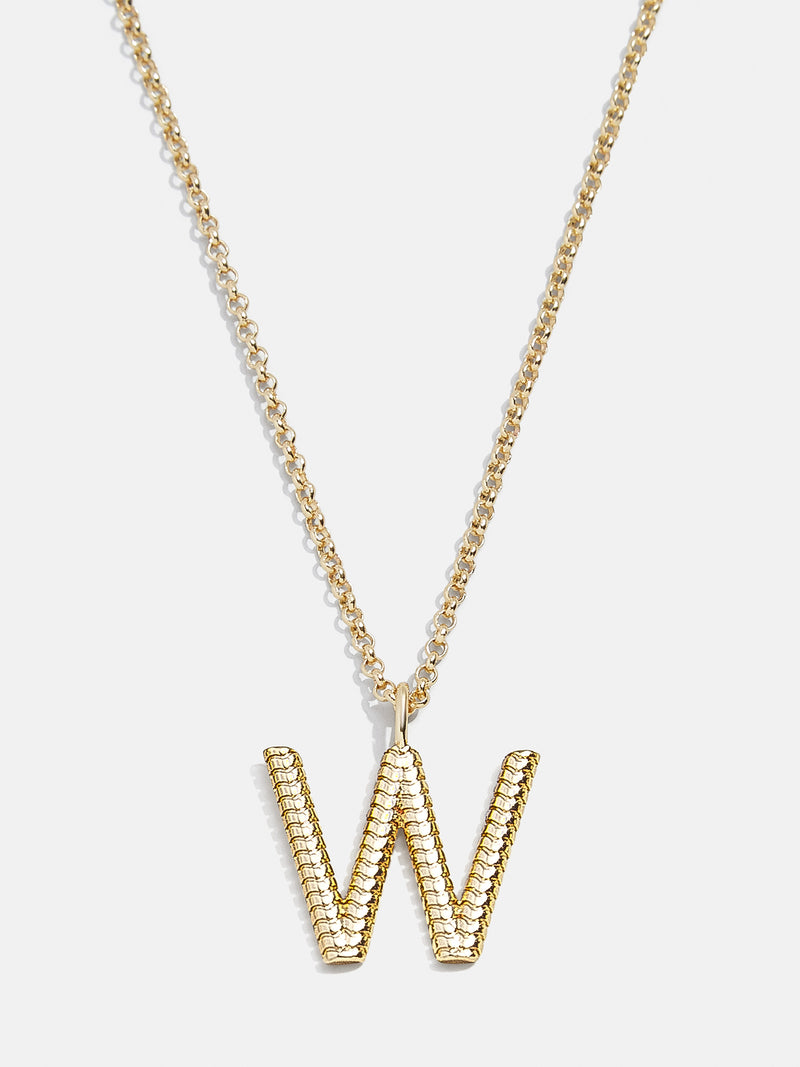 BaubleBar W - Custom initial necklace
