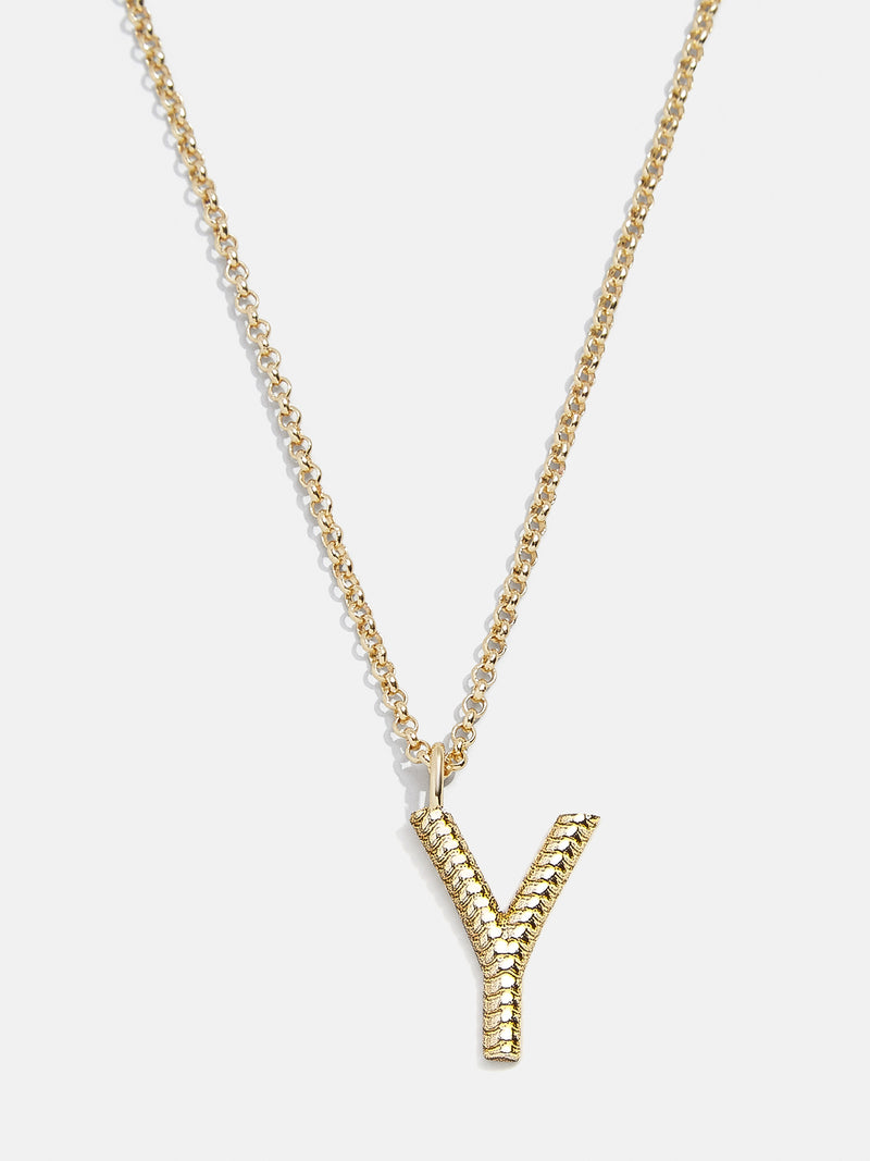 BaubleBar Y - Custom initial necklace
