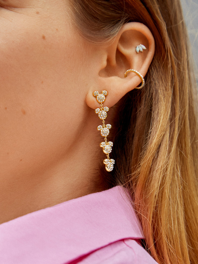 BaubleBar Clear/Gold - 
    Disney drop statement earrings
  
