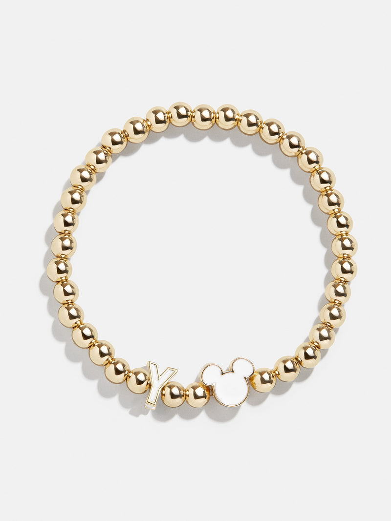 BaubleBar Y - 
    Disney gold beaded stretch bracelet
  
