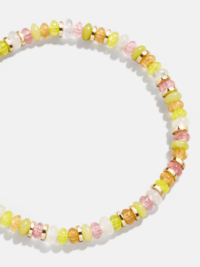 BaubleBar Yellow - 
    Beaded stretch bracelet with semi-precious stones
  
