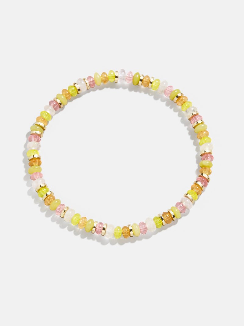 BaubleBar Yellow - 
    Beaded stretch bracelet with semi-precious stones
  
