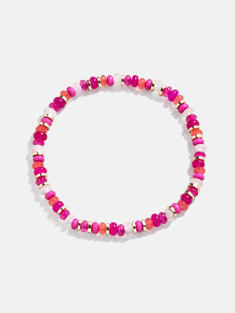 BaubleBar Hot Pink - 
    Beaded stretch bracelet with semi-precious stones
  
