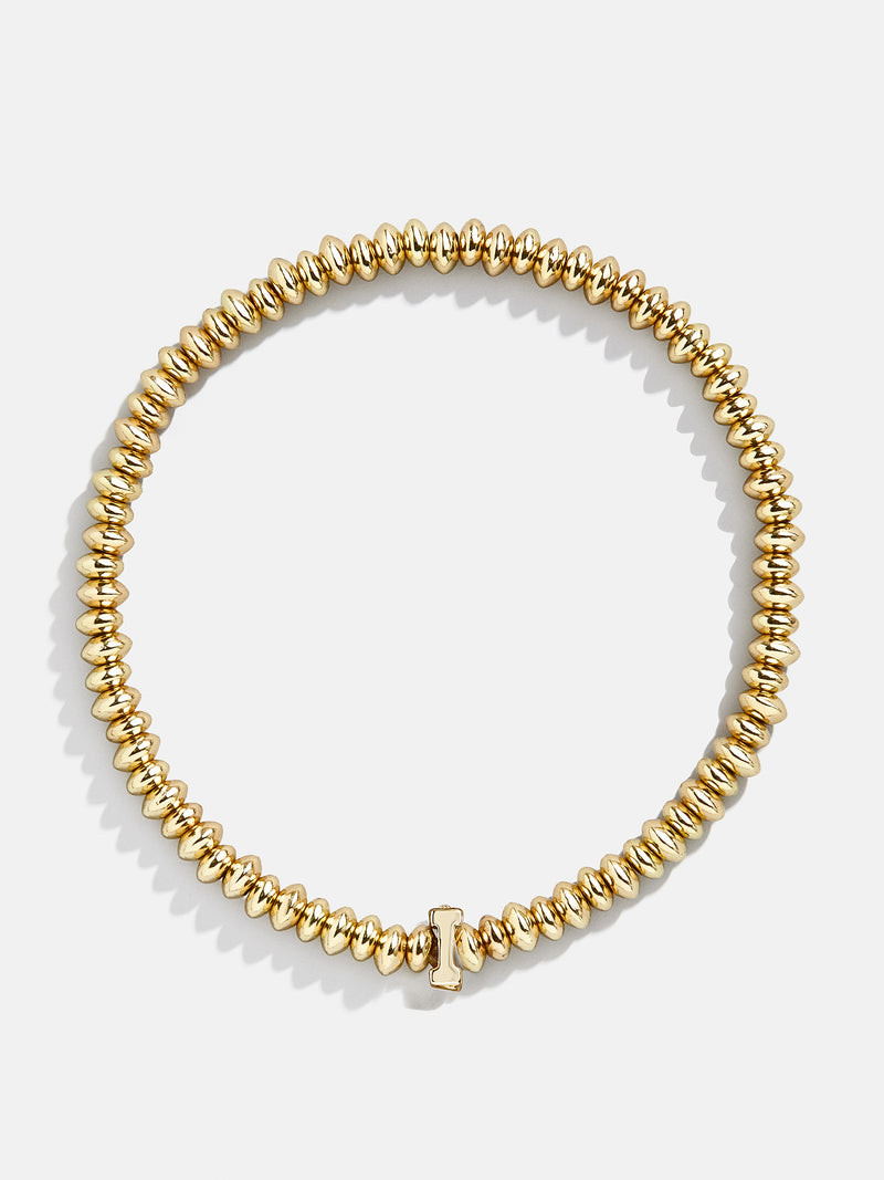 BaubleBar I - Gold beaded stretch bracelet