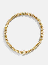 BaubleBar S - 
    Gold beaded stretch bracelet
  
