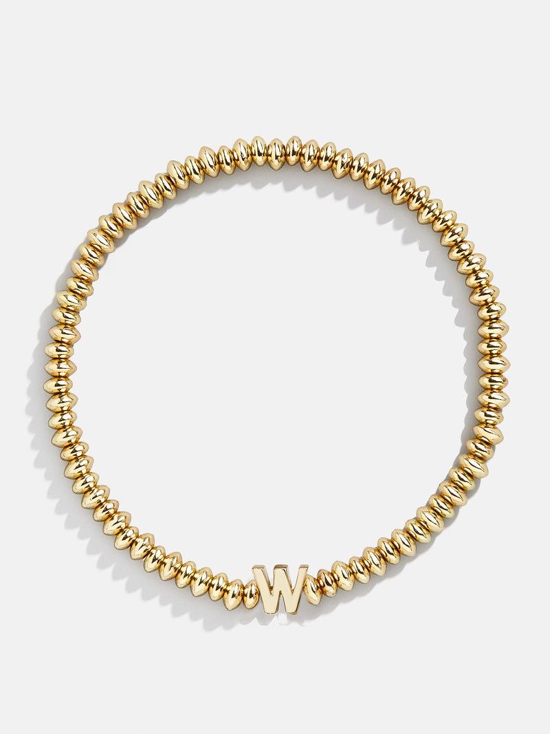 BaubleBar W - Gold beaded stretch bracelet