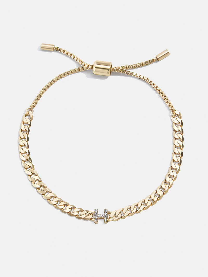 BaubleBar H - Pull-tie link bracelet