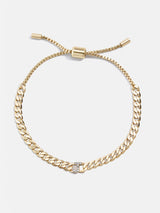 BaubleBar J - Pull-tie link bracelet