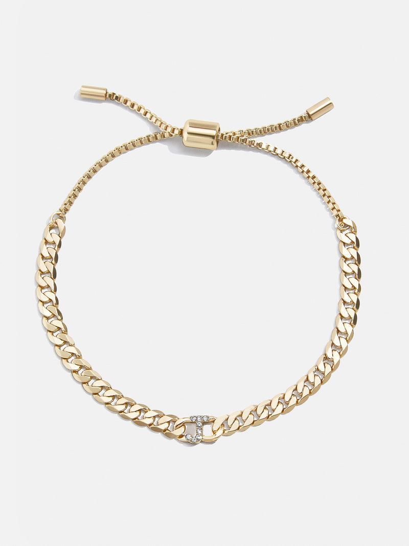 BaubleBar J - Pull-tie link bracelet
