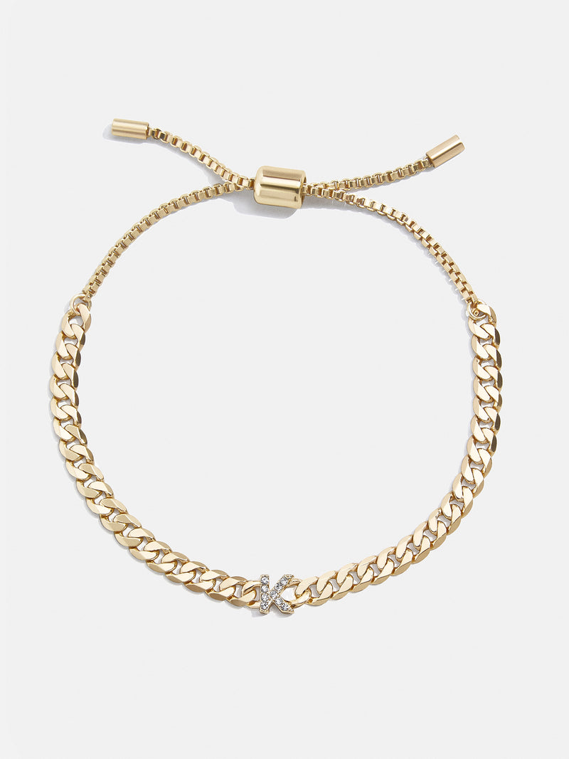 BaubleBar K - Pull-tie link bracelet