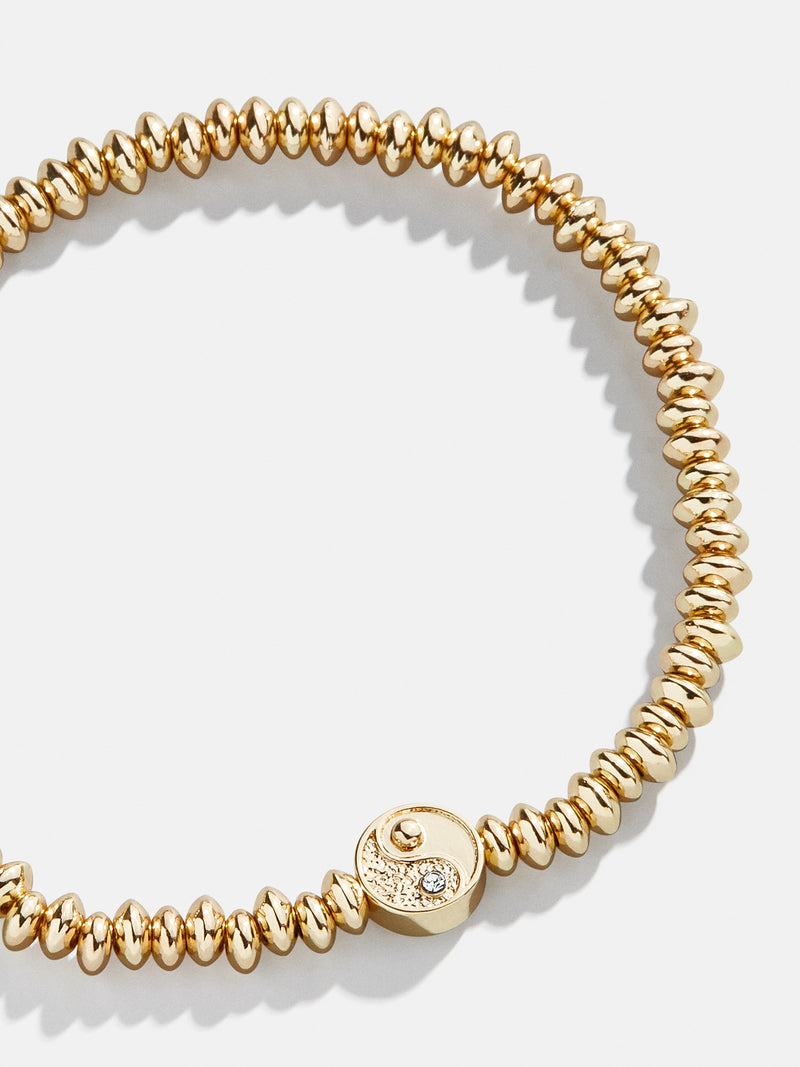 BaubleBar Meaningful Motif Paris Bracelet - Gold beaded stretch bracelet