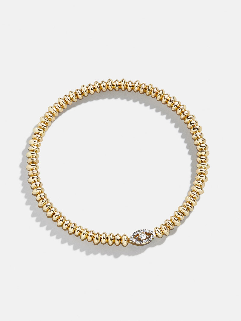 BaubleBar Meaningful Motif Paris Bracelet - Gold beaded stretch bracelet