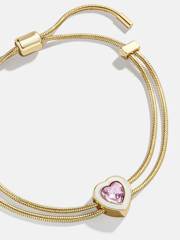 Stacey Bracelet - Purple Heart
